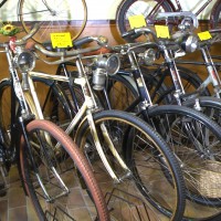 Alt , schön und inzwischen schwer angesagt: Nostalgie-Fahrräder