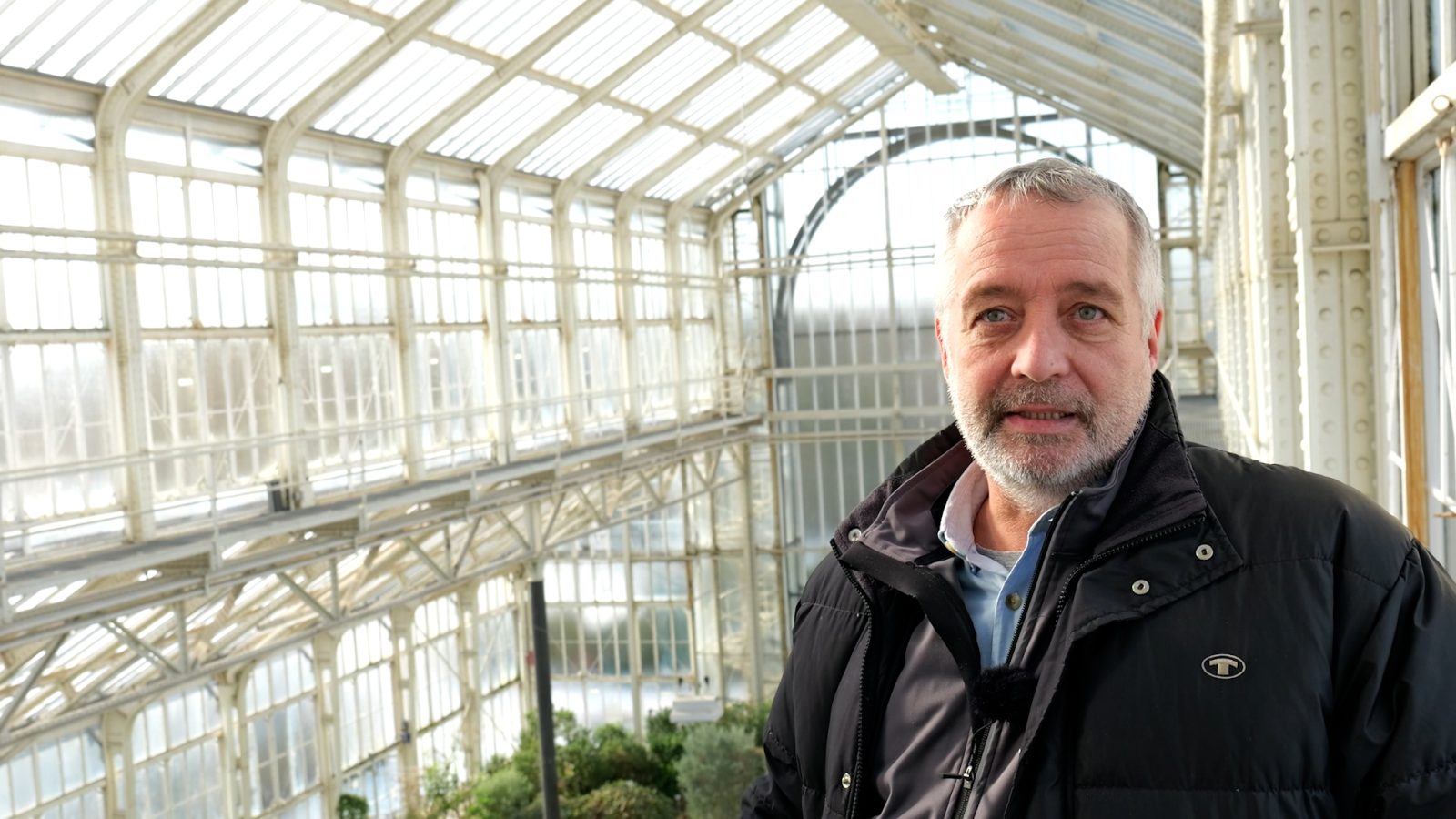 Der technische Leiter im Botanischen Garten Berlin, Thorsten Laute